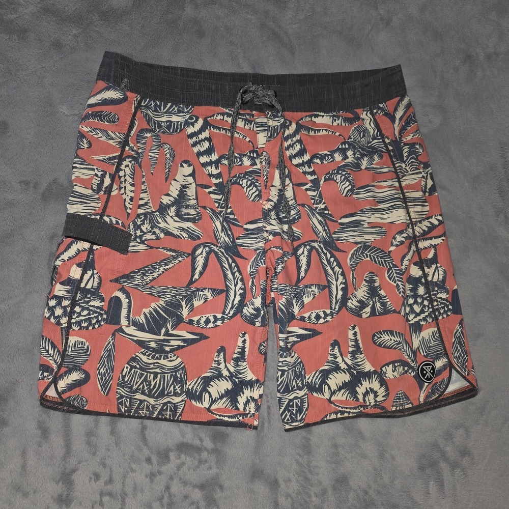 Roark Revival Boatman Boardshorts 37" Waist Surf Shorts 8" Inseam